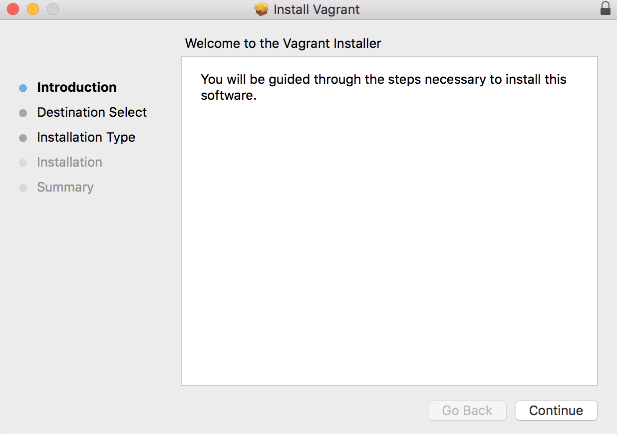Step 2: For installing Vagrant in Mac