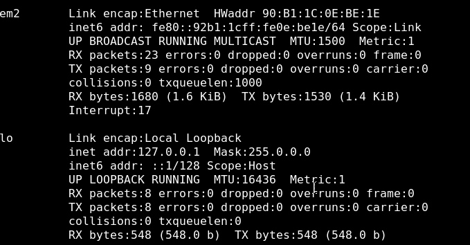 em device in centos 6