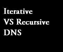iterative vs recursive dns