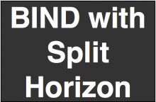 Bind with Split Horizon 