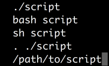 Executing a Shell Script in Linux