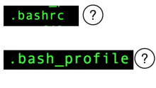 Difference between .bashrc and .bash_profile