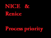 nice and renice command